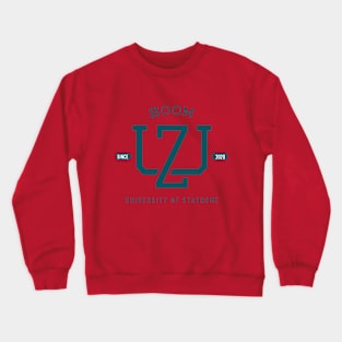 zoom university of stay home Crewneck Sweatshirt